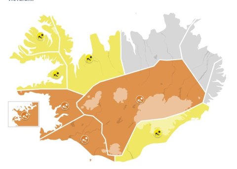 Sundlaug og bókasafn lokuð á meðan veðurviðvörun er í gildi á morgun fimmtudag
