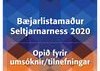 Bæjarlistamaður Seltjarnarness 2020 - opnað hefur verið fyrir umsóknir