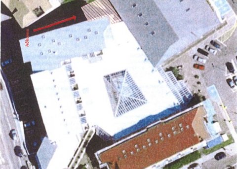 Fyrirhugaðar framkvæmdir við þakið á Eiðistorgi.