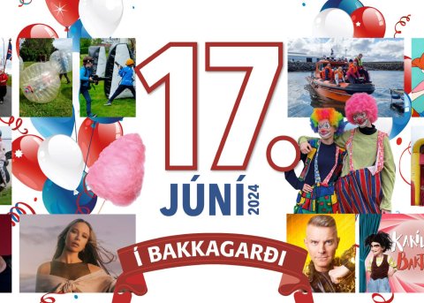 17. júní á Seltjarnarnesi hátíðardagskrá frá kl. 10-15