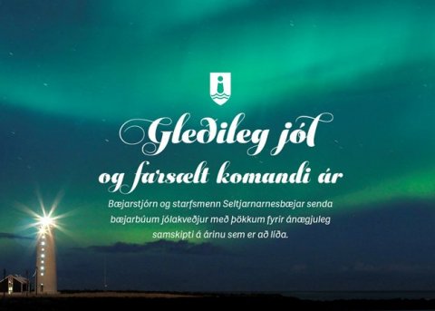 Jóla- og nýárskveðja 2021 frá Seltjarnarnesbæ