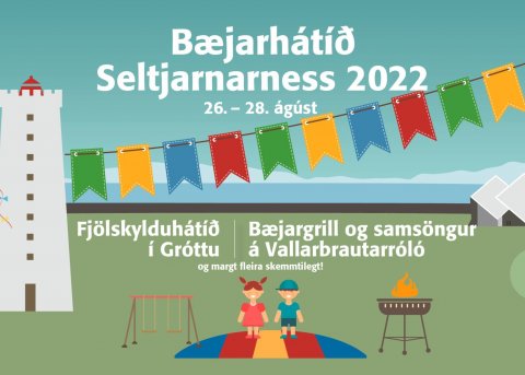 Bæjarhátíð Seltjarnarness 2022 og Fjölskyldudagur í Gróttu