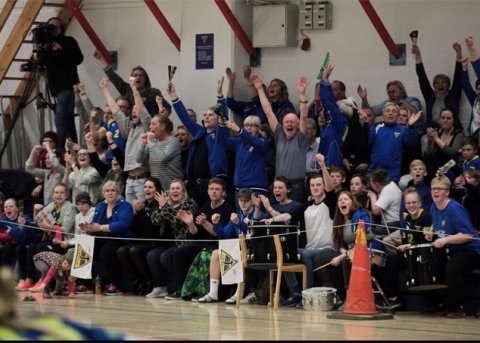 Stelpurnar komnar áfram eftir stórsigur á Fram í gær.