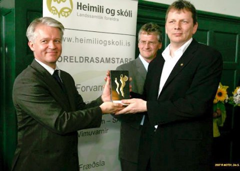 Íþróttafélagið Grótta hlaut Foreldraverðlaun Heimilis og skóla 2007