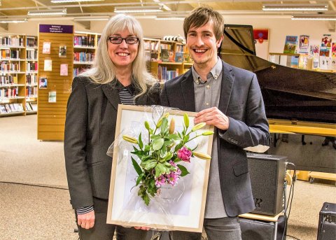 Helgi Hrafn Jónsson bæjarlistamaður Seltjarnarness 2015