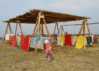 Skreiðarhjallarnir endurreistir