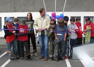 Hjólabrettavöllur á opnaður Seltjarnarnesi