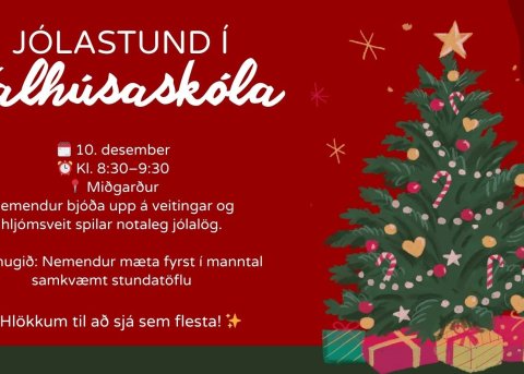 Minnum á jólastundina í fyrramálið!