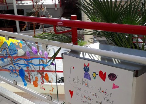 Sýning á Eiðistorgi í tilefni af Degi leikskólans 6. febrúar sl.