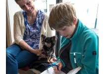 Hundar notaðir við lestrarþjálfun barna