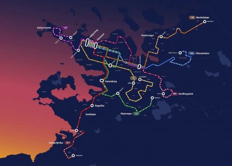 Næturstrætó snýr aftur um helgina