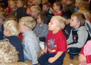 Leikskólabörn kynnast Núma