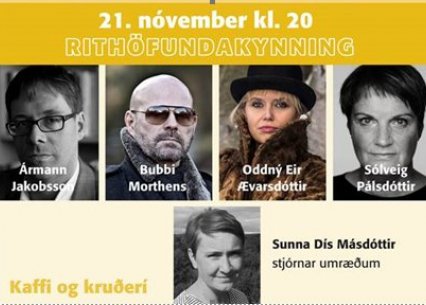 Rithöfundakvöld í Bókasafni Seltjarnarness