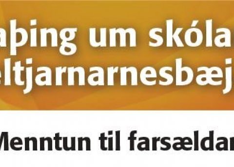 Íbúaþing um skólamál á Seltjarnarnesi þann 2. apríl nk.