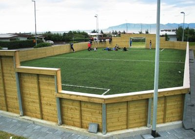 Sparkvöllurinn kominn í gagnið