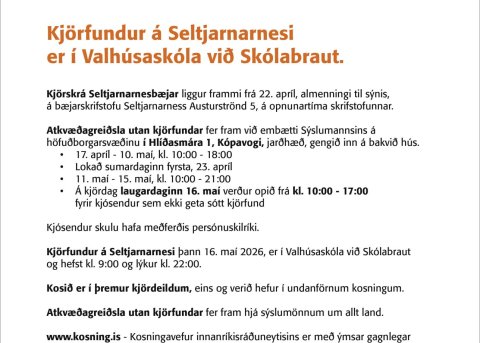 Sveitarstjórnarkosningar 16. maí 2026