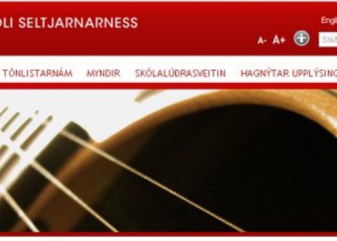Ný heimasíða Tónlistaskólans opnuð