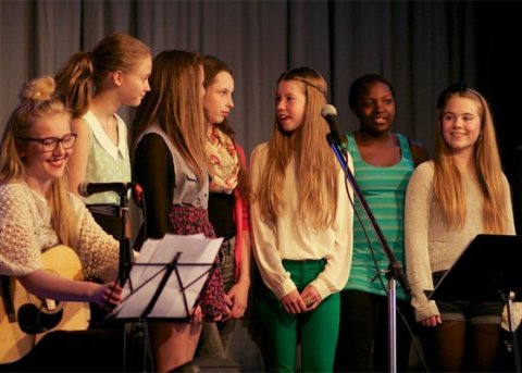 Söfnuðu fyrir Grensás með söng