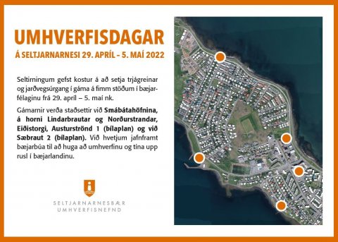 Umhverfisdagar 29. apríl - 5. maí 2022
