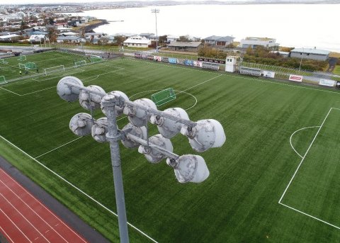 Endurnýjun flóðlýsingar á Vivaldivelli