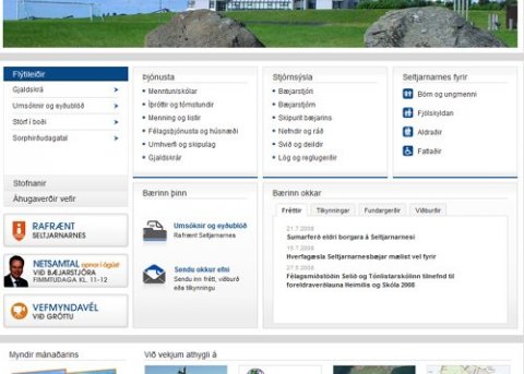 Nýr vefur Seltjarnarnesbæjar