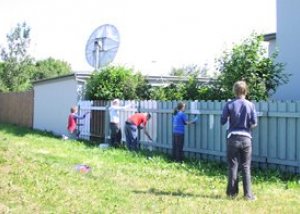 Líf og fjör hjá unglingum vinnuskóla Seltjarnarness