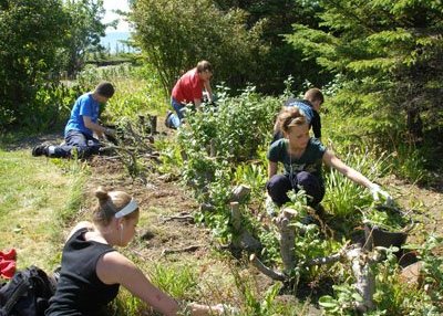 Vinnuskólinn að störfum
