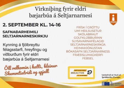 Virkniþing fyrir eldri bæjarbúa